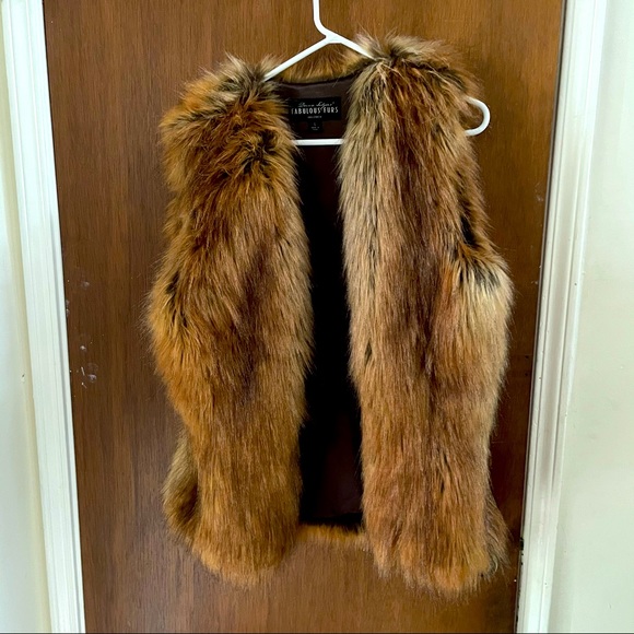 Vintage Jackets & Blazers - 70s vibes faux fox vest